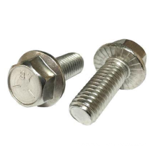 High Precision Hard Customized Size Plain Din 6921 Stainless Steel m8 304 316 Stainless Steel Hex Flange Bolts